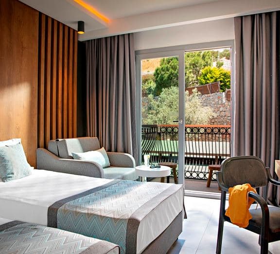 STANDARD MAINBUILDING WITH BALCONY / Garden View Kambariai