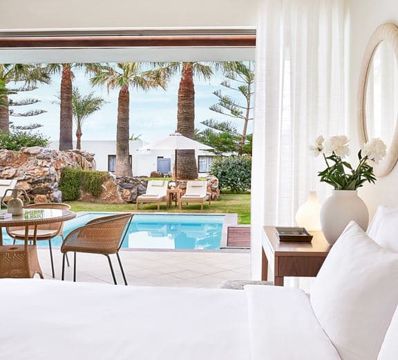 Swim up Family Room with Garden Kambariai