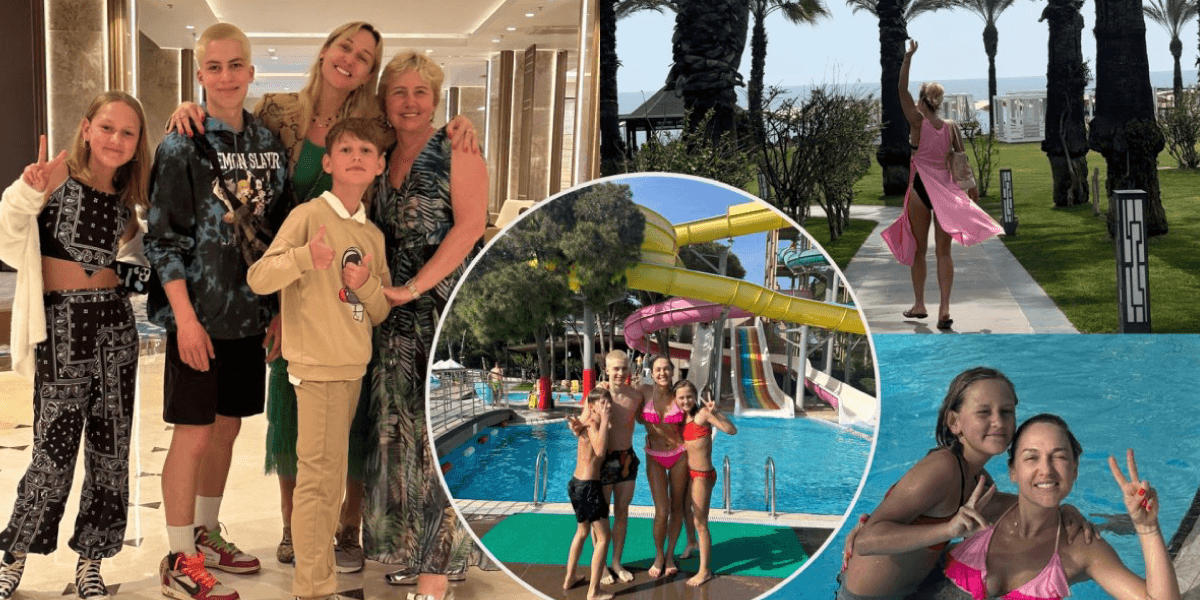 Turkijoje – Indrės Stonkuvienės poilsis su mama ir vaikais