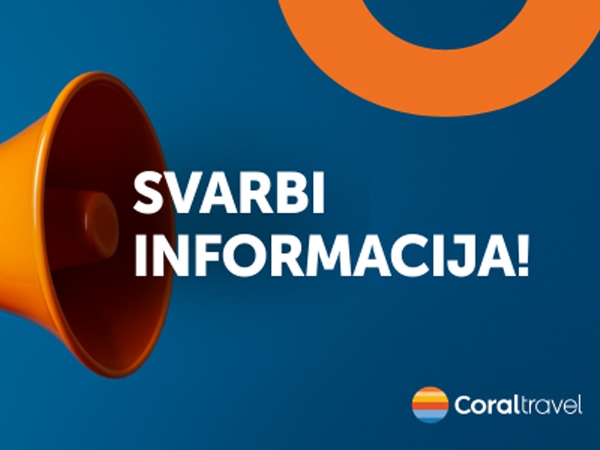Svarbi informacija dėl situacijos JAE