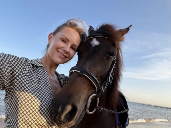 Pirmos tokios Indrės Burlinskaitės atostogos Egipte – minėjo neeilinę progą