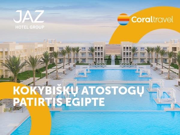 Nauja partnerystė su JAZ HOTEL GROUP – dar daugiau kokybiško poilsio Egipte