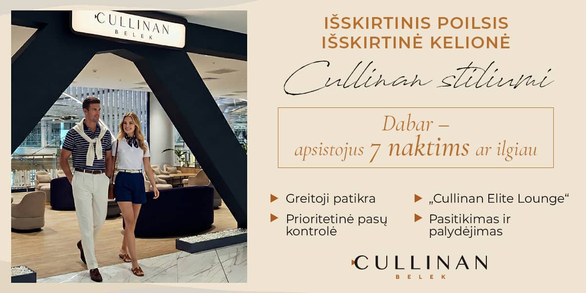 Tik spalį – „Cullinan Belek“ svečiams dar daugiau privilegijų